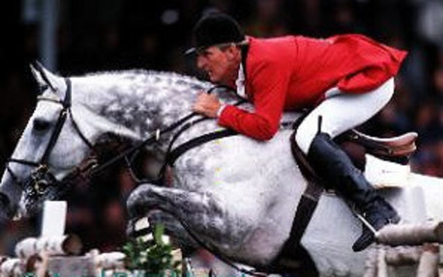 Bon Ami, the Belgian international showjumper ridden by Eric Wauters
